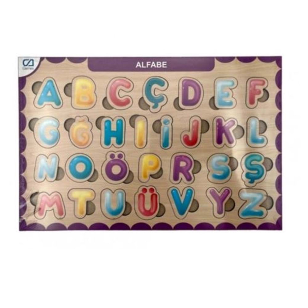 Ahşap Puzzle Alfabe